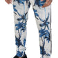 Dolce & Gabbana White Palm Tree Print Men Trouser Pants