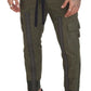 Dolce & Gabbana Green Striped Cargo Zipper Leg Men Trouser Pants