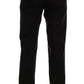 Dolce & Gabbana Black Men Straight Trouser Cotton Pants