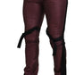 Dolce & Gabbana Magenta Cotton Men Casual Harness Denim Jeans