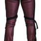 Dolce & Gabbana Magenta Cotton Men Casual Harness Denim Jeans