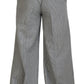 Dolce & Gabbana Black White Checked Men Wide Trouser Pants