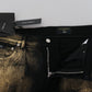 Dolce & Gabbana Black Gold Dusting Cotton Casual Denim Jeans