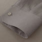 Dolce & Gabbana Gray Linen Long Sleeves Formal GOLD Shirt