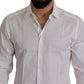 Dolce & Gabbana White Slim Fit Cotton Formal Dress Shirt