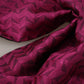 Dolce & Gabbana Magenta Geometric Patterned Shawl Fringe Silk Scarf