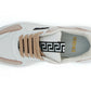 Versace Light Pink and White Calf Leather Sneakers