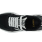 Versace Black and White Calf Leather Sneakers