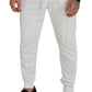 Dolce & Gabbana White Sport Logo Cotton Sweatpants Trousers Pants