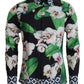 Dolce & Gabbana Multicolor Floral Slim Gold Formal Shirt