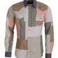 Dolce & Gabbana Multicolor Patchwork Slim Fit Shirt