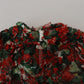 Dolce & Gabbana Red Floral Geranium A-line Dress