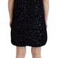 Dolce & Gabbana Black Leopard Shift Mini Dress