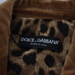 Dolce & Gabbana Brown Double Breasted Blazer Cotton Jacket