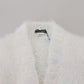 Dolce & Gabbana White Cardigan Jacket