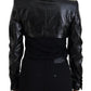 Dolce & Gabbana Black Long Sleeves Cropped Blazer Jacket