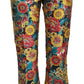 Dolce & Gabbana Multicolor Floral Women Flared Pants