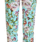 Dolce & Gabbana Multicolor Floral Sweatpants Pants