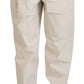 Dolce & Gabbana Beige High Waist Women Pants