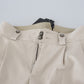 Dolce & Gabbana Beige High Waist Women Pants