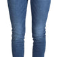 Dolce & Gabbana Blue Cotton Skinny High Waist Denim Jeans