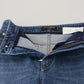 Dolce & Gabbana Blue Cotton Skinny High Waist Denim Jeans