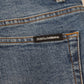 Dolce & Gabbana Blue Cotton Skinny High Waist Denim Jeans