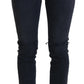 Dolce & Gabbana Black Cotton Skinny High Waist Denim Jeans