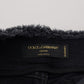 Dolce & Gabbana Black Cotton Skinny High Waist Denim Jeans