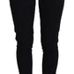 Dolce & Gabbana Black Cotton Skinny Mid Waist Denim Jeans