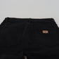 Dolce & Gabbana Black Cotton Skinny Mid Waist Denim Jeans