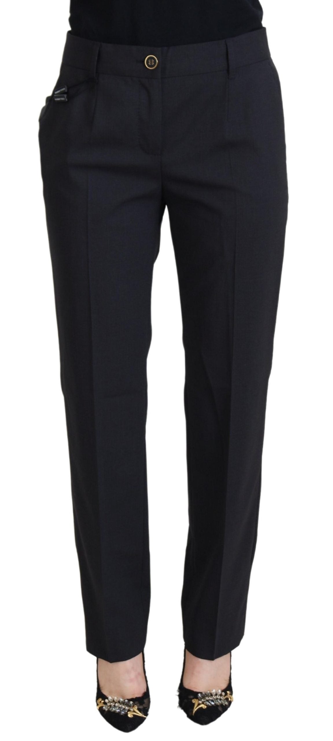 Dolce & Gabbana Grey Women Formal Tapered Pants