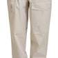 Dolce & Gabbana Beige Cotton Women Cargo Pants