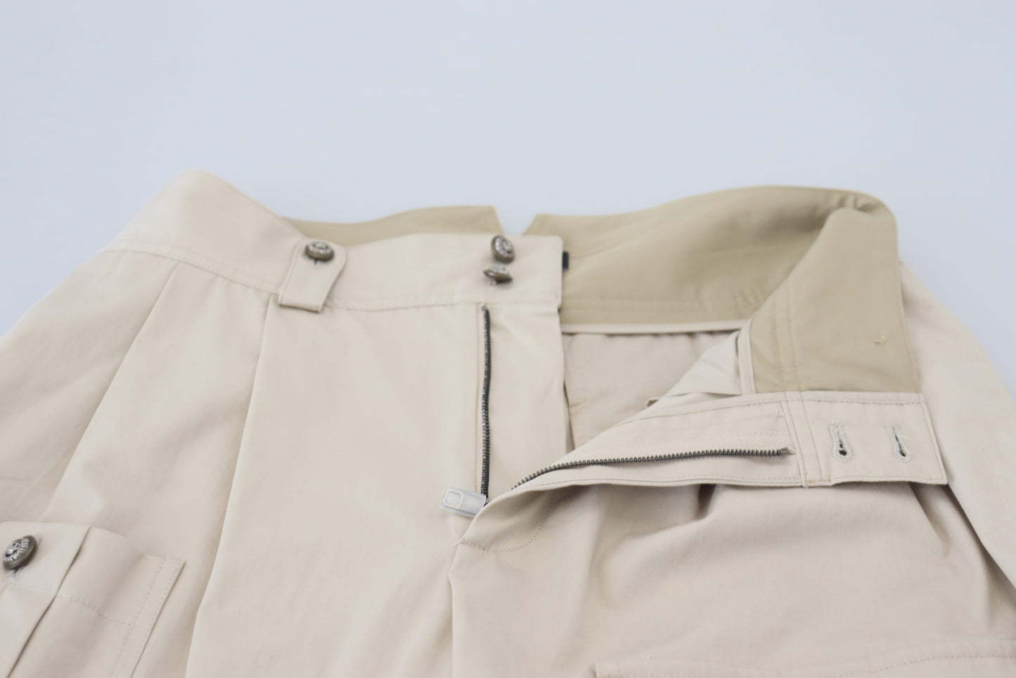 Dolce & Gabbana Beige Cotton Women Cargo Pants