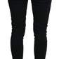 Dolce & Gabbana Black Cotton Skinny Women Denim Jeans