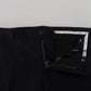 Dolce & Gabbana Black Chino Formal Cotton Pants