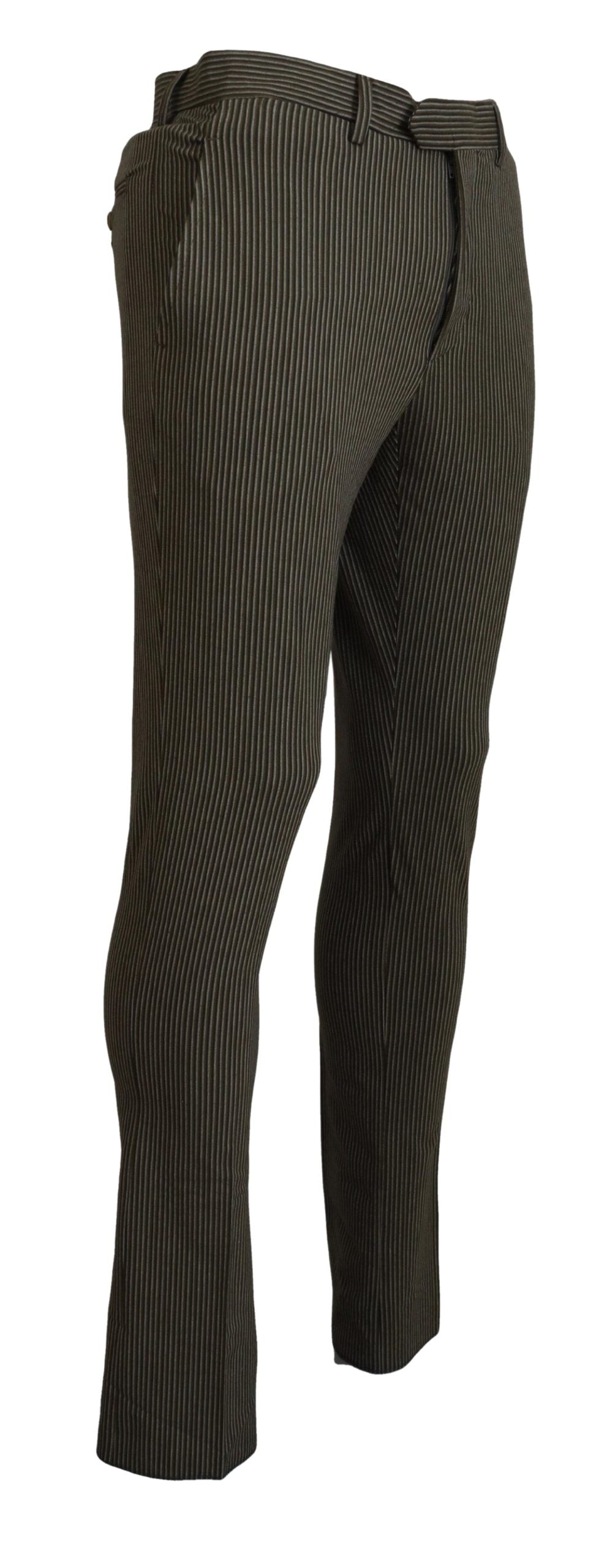 BENCIVENGA Multicolor Striped Pure Cotton Men Pants