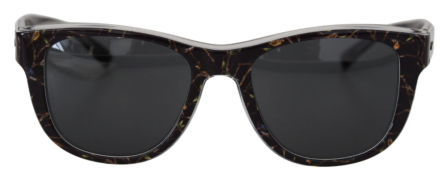 Dolce & Gabbana Black Bird Square Full Rim Acetate DG4284 Sunglasses