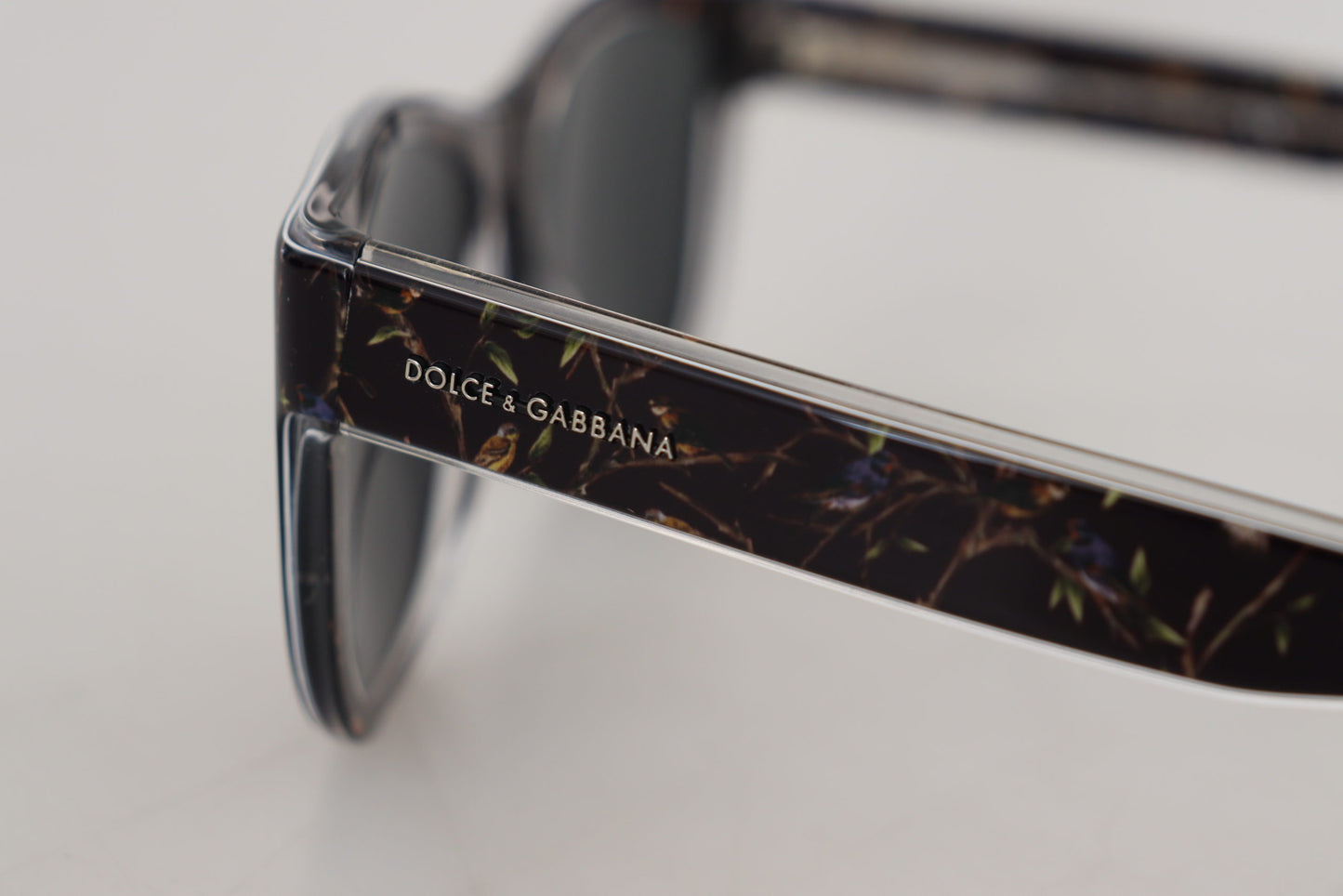 Dolce & Gabbana Black Bird Square Full Rim Acetate DG4284 Sunglasses