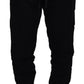 Dolce & Gabbana Black Cotton Men Jogger Trousers Pants