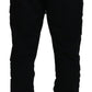 Dolce & Gabbana Black Cotton Men Jogger Trousers Pants