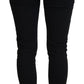 Dolce & Gabbana Black Cotton High Waist Casual Denim Jeans