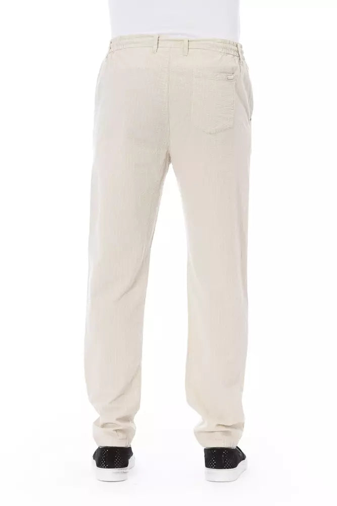 Baldinini Trend Beige Cotton Jeans & Pant