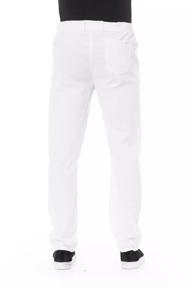 Baldinini Trend White Cotton Jeans & Pant