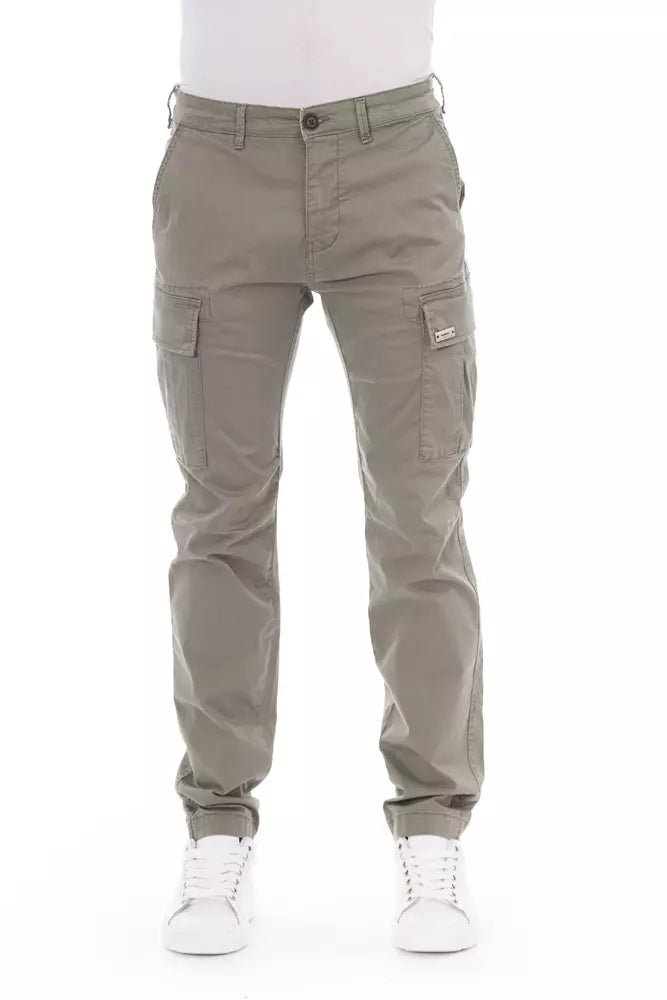 Baldinini Trend Beige Cotton Jeans & Pant