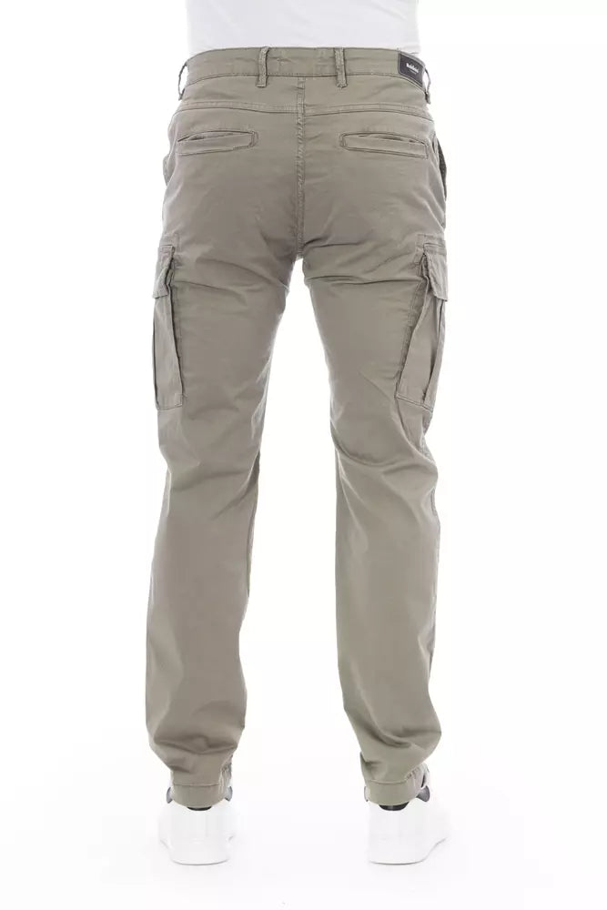 Baldinini Trend Beige Cotton Jeans & Pant