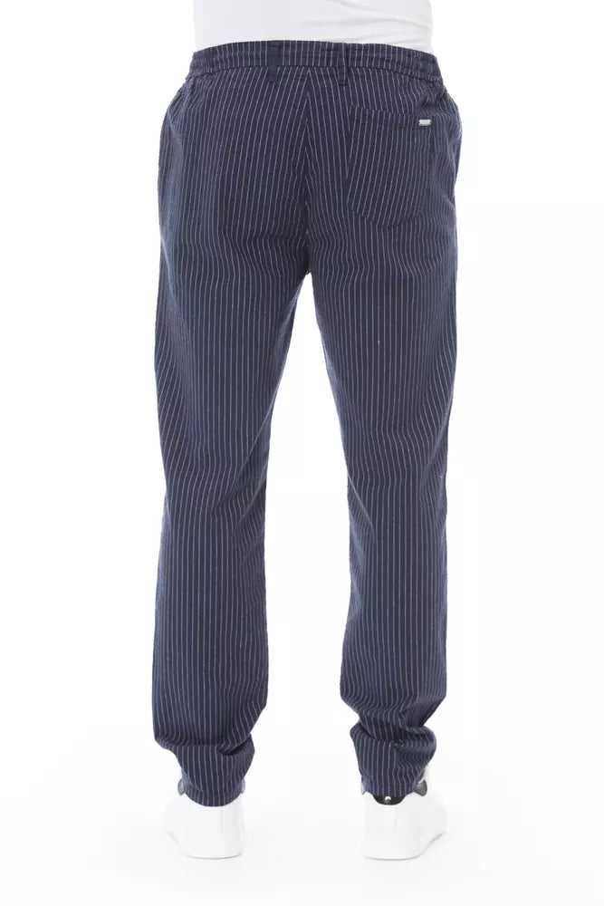 Baldinini Trend Blue Cotton Jeans & Pant