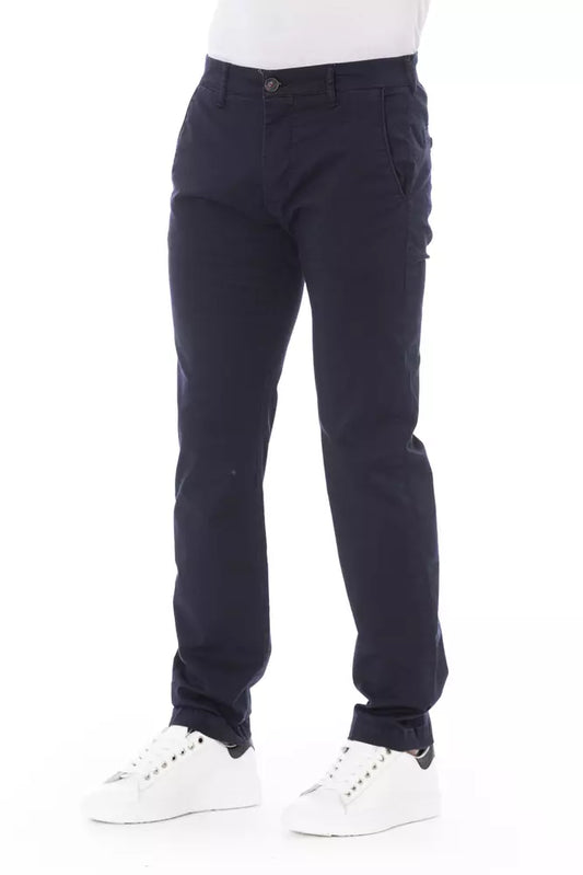 Baldinini Trend Blue Cotton Jeans & Pant