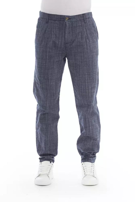 Baldinini Trend Blue Cotton Jeans & Pant