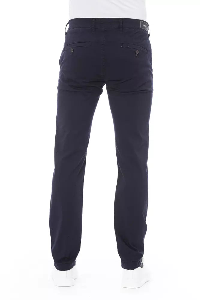 Baldinini Trend Blue Cotton Jeans & Pant